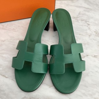 รองเท้าhermesแท้​100​%usedส่งฟรีมีของแถม