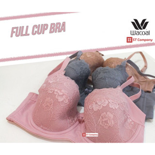 Wacoal Basic Bra รุ่น WB9912 บรา 4/5 cup เสริมโครง เสริมฟองบาง ช่วยเก็บกระชับทรง เก็บเนื้อใต้รักแร้และลำตัว ชุดชั้นใน เส