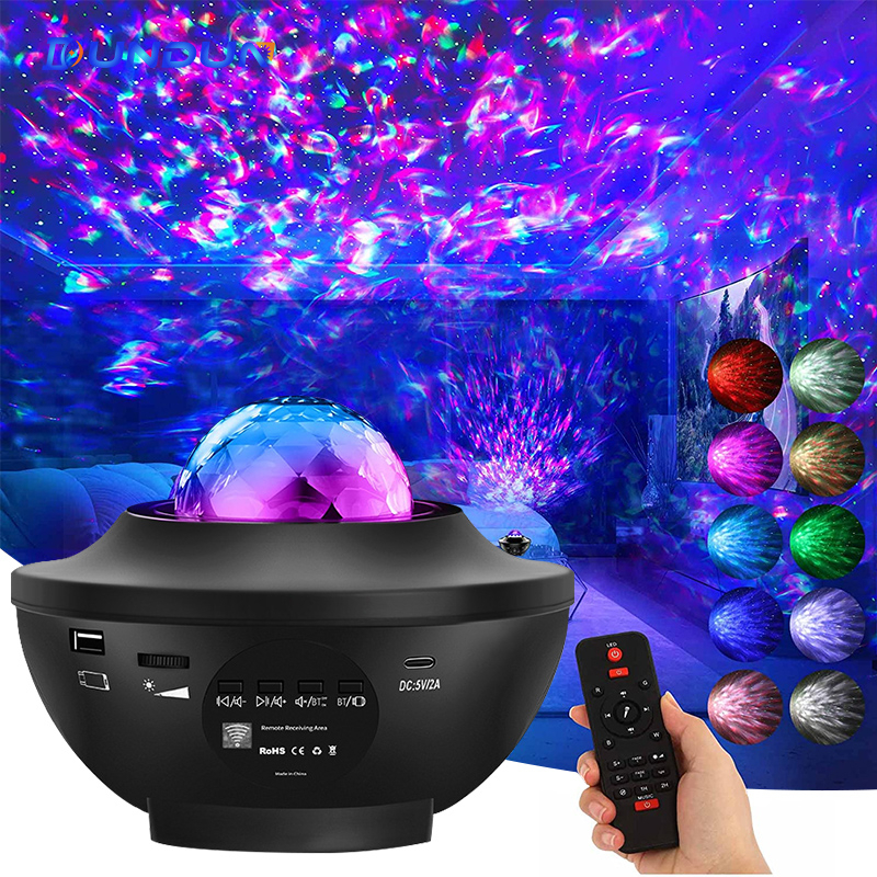 Sky Projector โคมไฟโปรเจคเตอร์  โปรเจคเตอร์อวกาศ  โคมไฟดาว โคมไฟกาแลคซี่  ตัวตั้งเวลาเปิดปิดไฟ ไฟสำห
