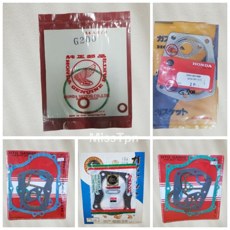 ประเก็นชุด Honda G150 G200 ประเก็นคาร์บู ไฟเบอร์คาร์บู Honda G150 G200