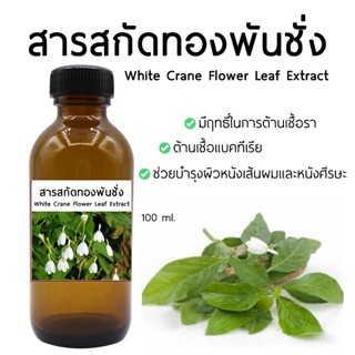 สารสกัดทองพันชั่ง White Crane Flower Leaf Extract 100 ml