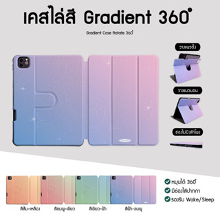 เคสไอแพดหมุนได้ 360 องศา ไล่สี Gradient Ipad Case