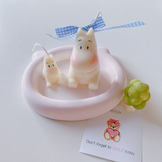 เทียนหอมมูมินสุดน่ารัก เทียนหอมไขถั่วเหลือง moomin candle