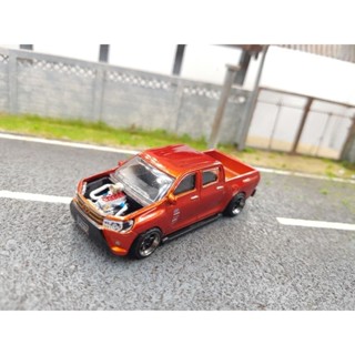 โมเดลรถเหล็ก majorette hilux revo สเกล 1/64