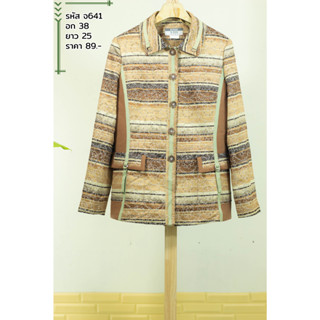 เสื้อ เสื้อคลุม  ไซส์ XL รอบอก 38" #1