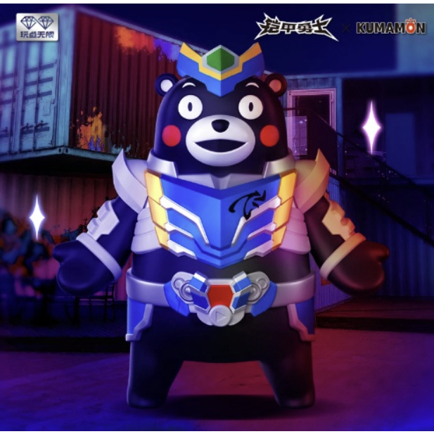 พร้อมส่ง คุมะมง หมีดำ คุมาโมโต้ Kumamoto กล่องสุ่ม (แบบแยก) Kumamon Armor Hero