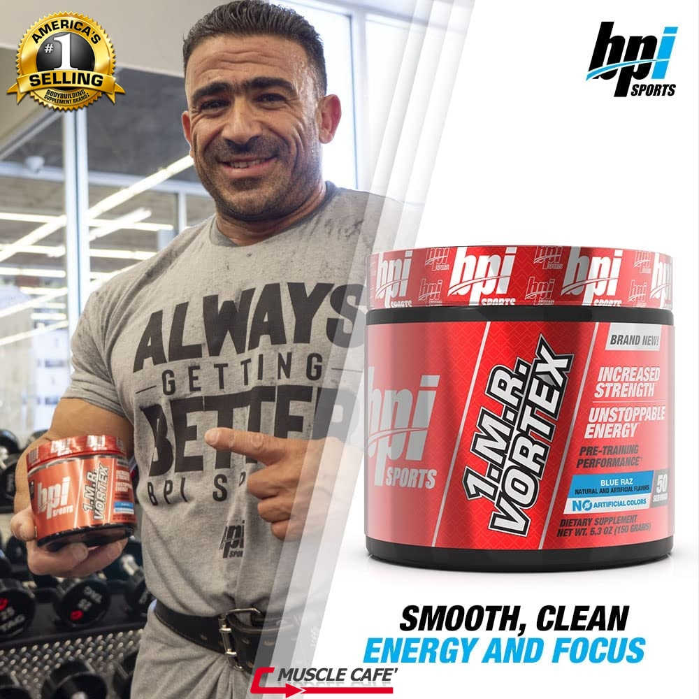BPI 1.M.R Vortex (50Servings)  พรีเวิร์คเอาท์ Pre Workout