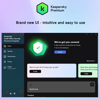 Kaspersky Premium New Package 2 Year 1,3,5 Devices โปรแกรมป้องกันไวรัส (สำหรับผู้ใช้ใหม่)