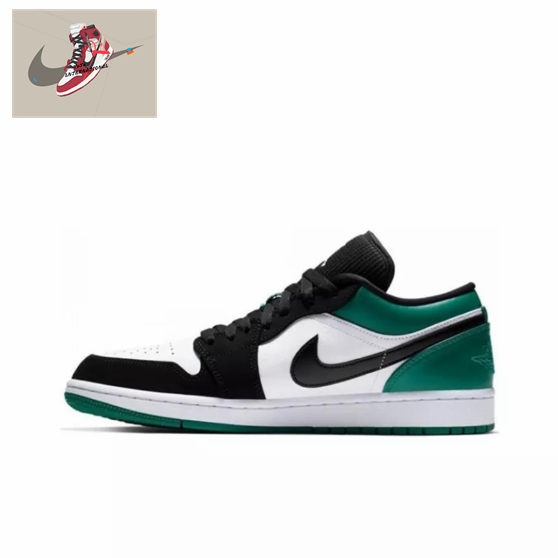 NIKE Air Jordan 1 Low Black Green (ของแท้ 100 % )