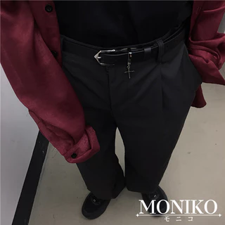 MONIKO เข็มขัด จี้ไม้กางเขน สไตล์เกาหลี สําหรับผู้หญิง และผู้ชาย