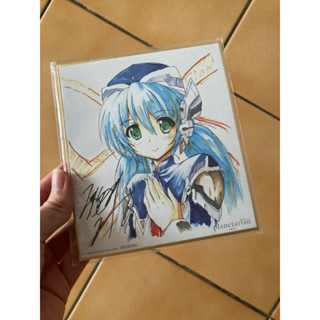 (แท้มือ2) ชิกิชิ Shikishi ลายเซ็น planetarian