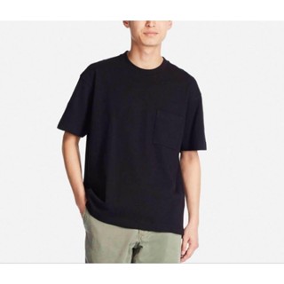 เสื้อยืดมีกระเป๋า (Uniqlo) ผ้าฝ้าย ใส่สบาย