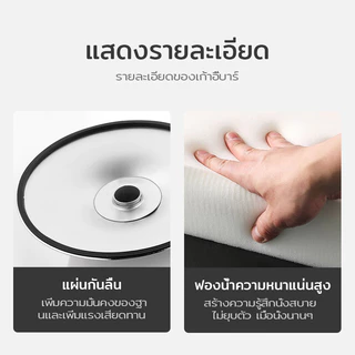 ORANGE เก้าอี้บาร์ เก้าอี้สูง สามารถปรับความสูงได้เบาะหนัง PU 360°หมุน 【ส่งจากกรุงเทพ】