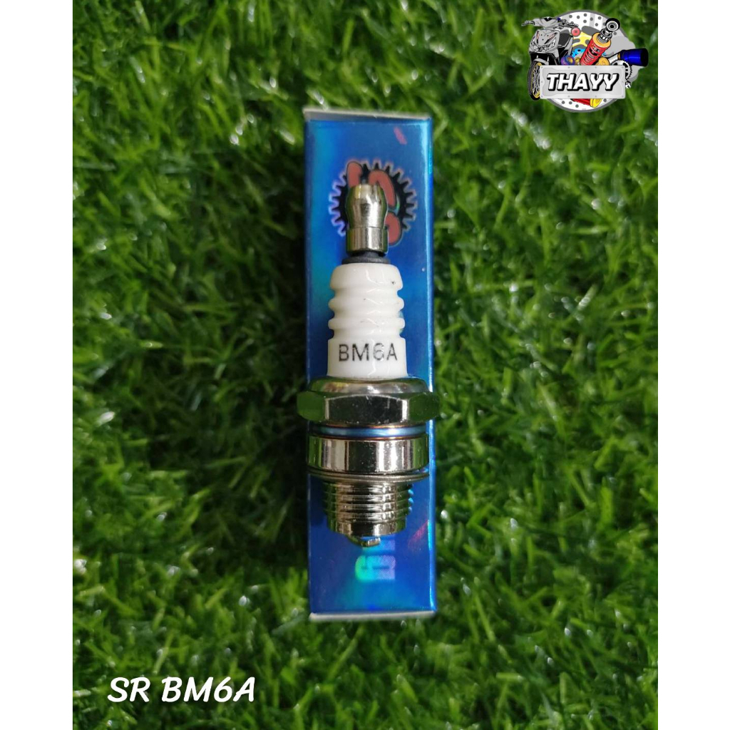 หัวเทียนรถมอเตอร์ไซค์ หัวเทียนเครื่องตัดหญ้า SR (BM6A,BP7HS,BP8ES,C7HSA,CMR5H,CPR7EA-9,CR8E)