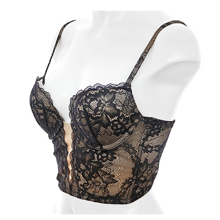 Annebra บราเสริมทรง ตะขอหลัง คอวี มีโครง เสริมฟองน้ำ Push up Mold bra Bloom Up รุ่น AB1-548 สีเทา