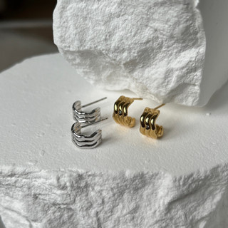 grumpy, kombu earrings (ราคาต่อคู่/price per piece)