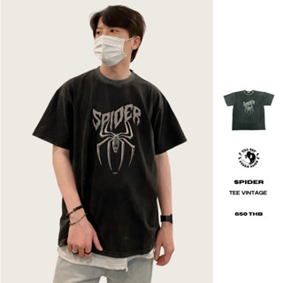 THEBOY-SPIDER VINTAGE เสื้อยืดวินเทจ