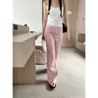 🧸New teddy pink jeans