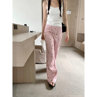 🧸New teddy pink jeans