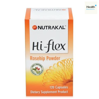 Nutrakal Hi-flex 120Cap นูทราแคล ไฮ-เฟล็กซ์ ผงโรสฮิป 1กระปุก {0890}