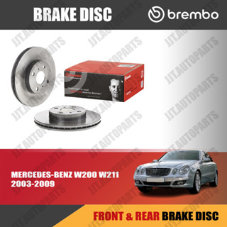 Brembo จานเบรค MERCEDES BENZ E-Class E200 W211 2003-2009 คู่หน้า-คู่หลัง (ราคาต่อคู่)