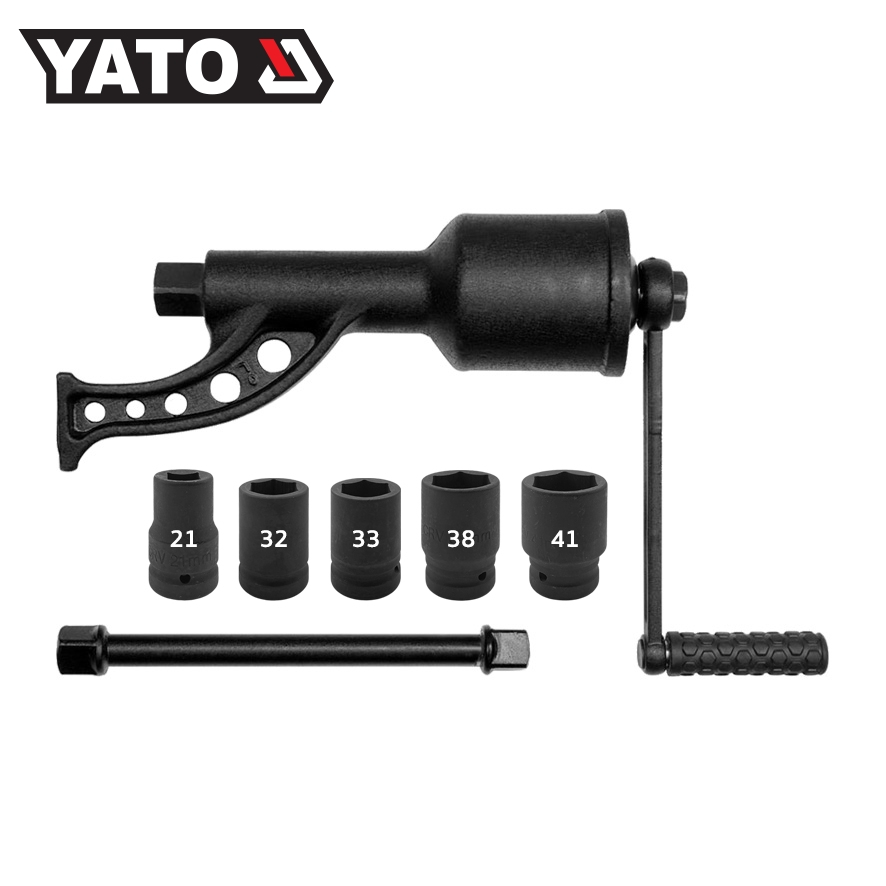 (มีใบกำกับภาษี)  YATO YT-07822 บล็อกถอดล้อเฟืองทดแรง 1:66 (5800 Nm) สำหรับรถใหญ่ 21, 32, 33, 38, 41 mm
