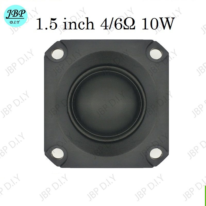 (ราคาต่อ 1 ชิ้น) ลำโพงเสียงแหลม 1.5 นิ้ว 4Ω/6Ω 10W แม่เหล็กแรงสูงโบรอนเหล็กนีโอไดเมียม ทวีตเตอร์เครื่องเสียงรถยนต์