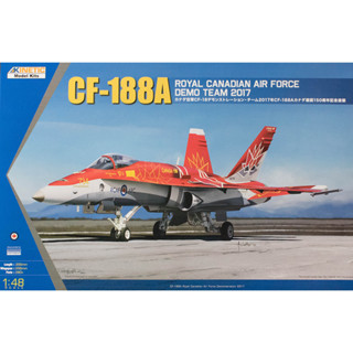 พลาสติก โมเดล ประกอบ KINETIC MODEL สเกล 1/48 CF-188A RCAF Demo Team 2017 (48070)