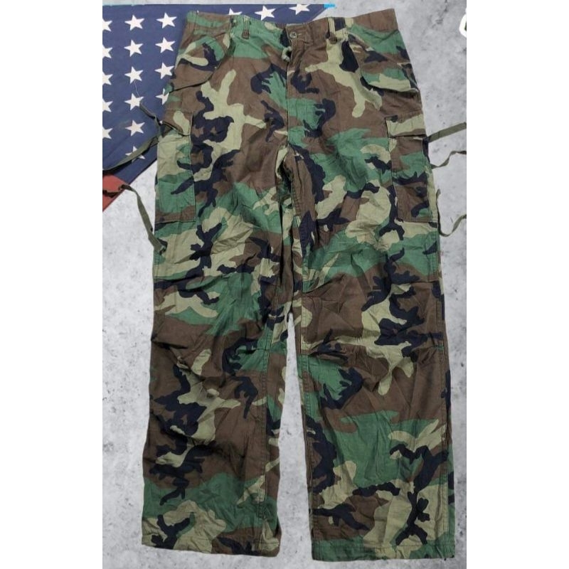 กางเกงทหารรถถังM65Trouser Take Woodland Size LL
