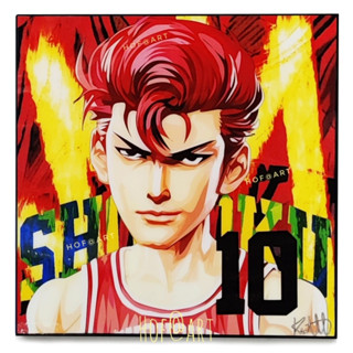 รูป Hanamichi Sakuragi ซากุรางิ ฮานามิจิ Slam Dunk สแลมดังก์ Basketball Player บาส นักบาสเก็ตบอล กรอบรูป แต่งบ้าน