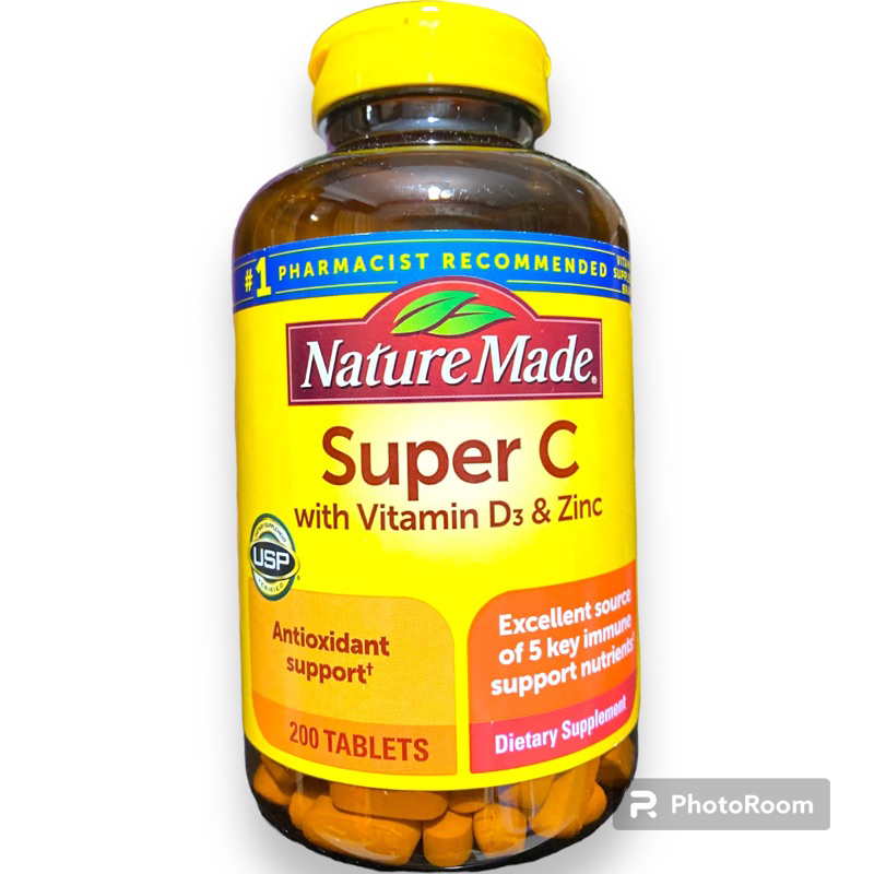 Nature Made Super C with Vitamin D3 &amp; Zinc 🍊🇺🇸 วิตามินซีพร้อมวิตามินดี3และซิงค์