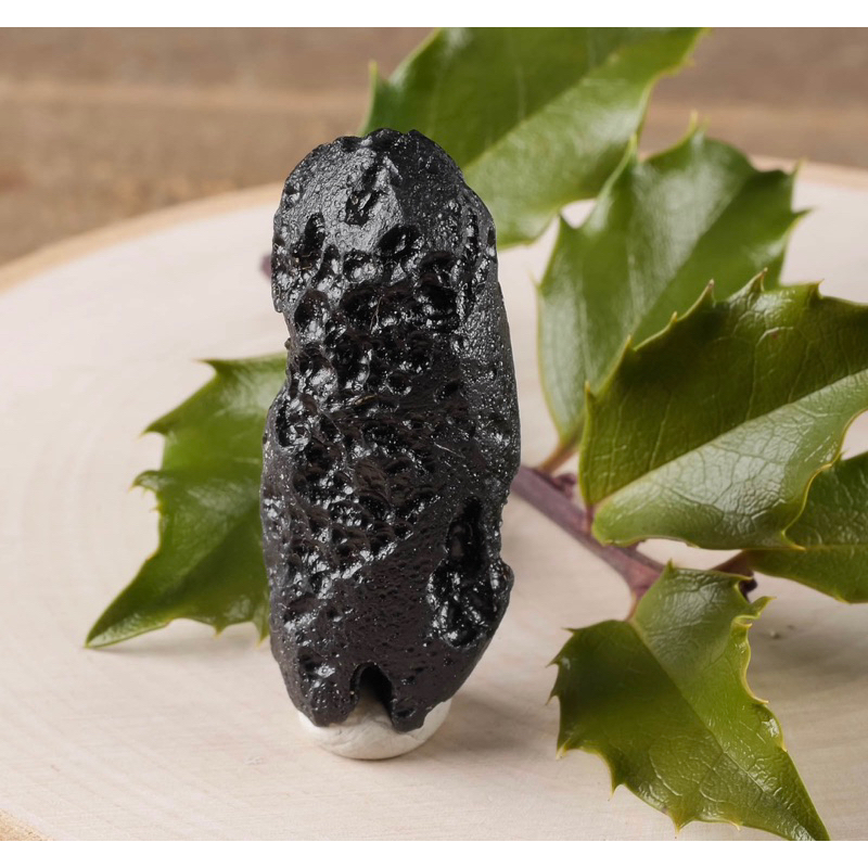 1 PC TEKTITE Black Raw Crystal - Metaphysical, Meteorite, Unique Gift, Tektite Crystals XS S M L XL 