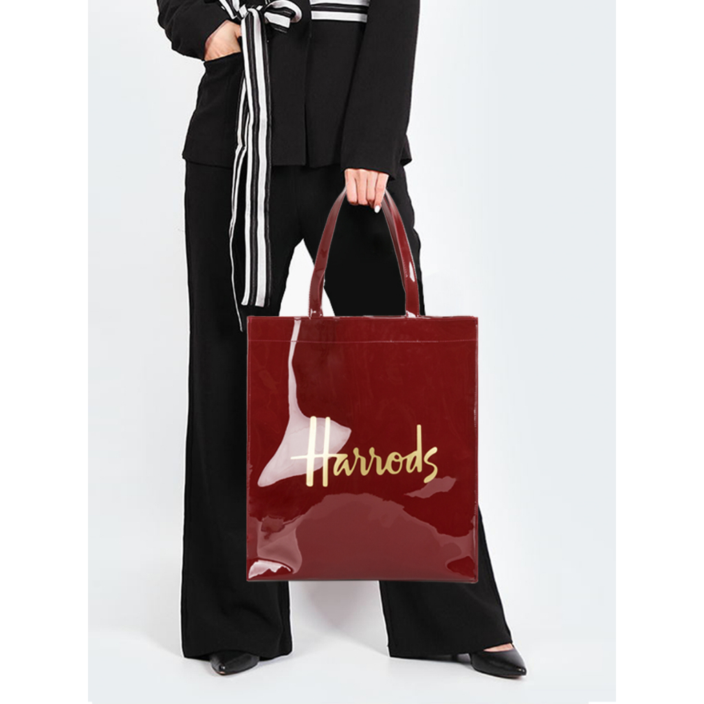 กระเป๋าHarrod Shopping bag-ไซส์ใหม่XL(กระดุมแม่เหล็ก)