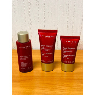 Clarins super restorative set ขนาดพกพา