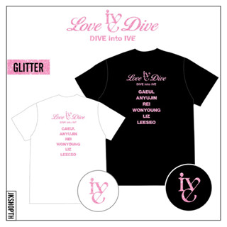 ♠️ IVE t-shirt | Baby pink GLITTER 💗✨