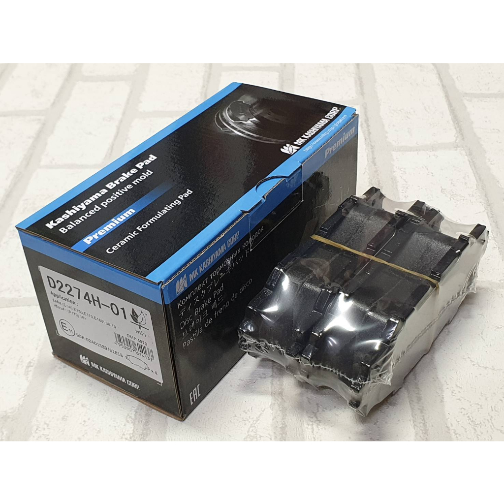 ผ้าเบรคหน้า Toyota Altis E170 / E180 ( 2013 - 2019 ) รุ่น 1.6 , 1.6 CNG , 1.8 / Front Brake Pad MK K