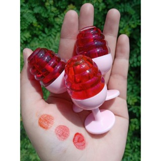 ติ้นแก้วน้ำ🍒(แท่งละ39.-/3แท่ง100.-)สีสวย-ติดทน-กันน้ำ-โทนฮิต!!เพ็กเกจน่าร้าก