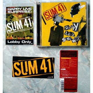 💿 CD SUM 41 + OBI + STICKERS + ของที่ระลึกบัตร CONCERT