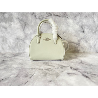 COACH Sydney Satchel สี  Silver/Light Sage