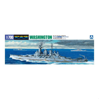 Aoshima US NAVY BATTLESHIP WASHINGTON 1:700