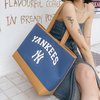 MLB NY UNISEX TOTE BAG กระเป๋าสะพายข้างทรงโท้ทใบใหญ่