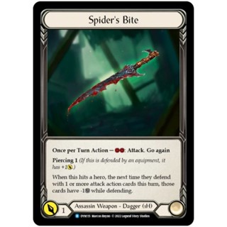 Flesh and blood: Spider bite (Cold foil)​