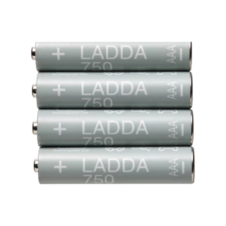 💥ส่งไวทุกวัน💥 Ladda ถ่านชาร์จ AA 1900 mAh & AAA 750 mAh แพ็ค 4 ก้อน rechangeable battery 1.2V (4 units per pack)