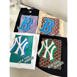 พร้อมส่ง🧸เสื้อยืดโอเวอร์ไซส์ MLB V.5