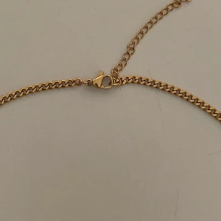 สร้อยสเตนเลส HER OBJECTIVE_HER DOUBLE CROSS PENDANT NECKLACE