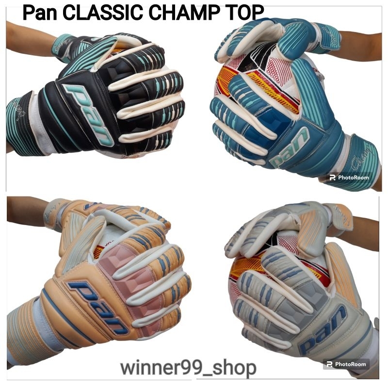 Pan ถุงมือประตูฟุตบอล ถุงมือผู้รักษาประตู  Pan รุ่นท็อป CLASSIC CHAMP ราคา 2,290 บาท