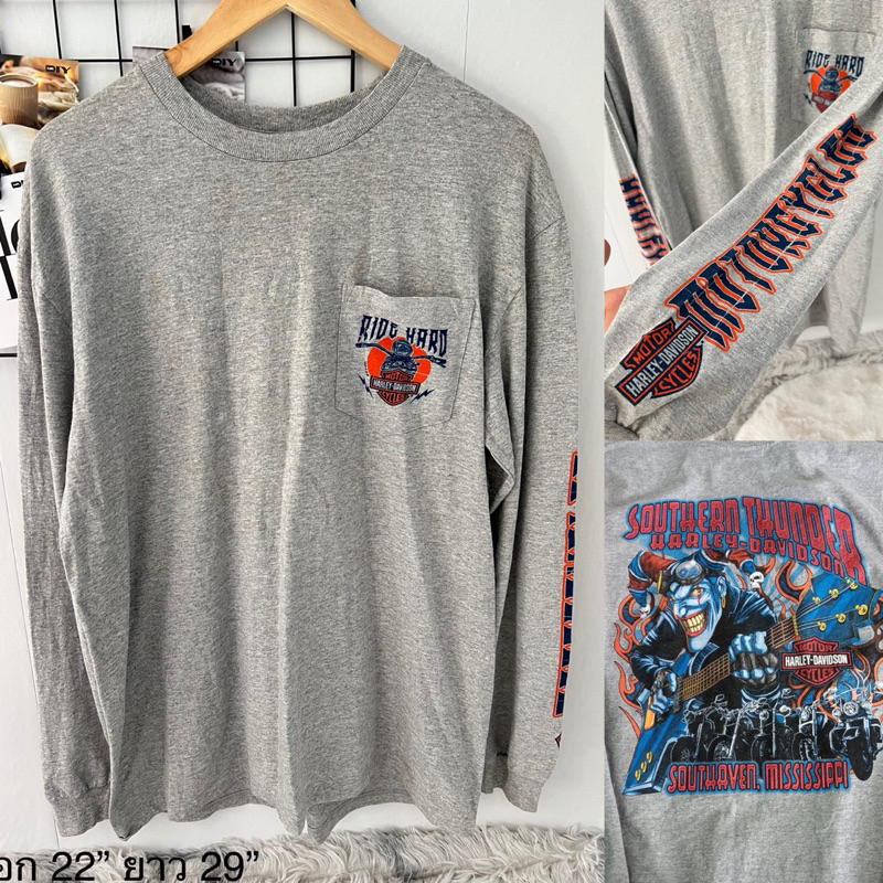 (พร้อมส่ง) เสื้อฮาเล่ย์ Harley-Davidson ของแท้ 💯 ป้าย USA ผ้าCotton100