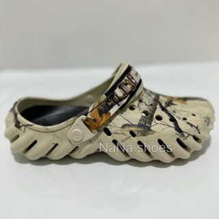 รองเท้าหัวโต Crocs Echo Clog realtree edge รองเท้าผู้ชายไซส์ 40-45 รุ่นใหม่ล่าสุด ลายต้นไม้