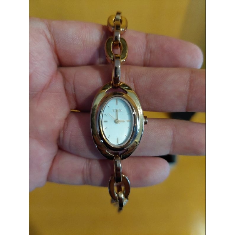 นาฬิกา Solvil et Titus ผู้หญิง สีโรสโกลด์ ของแท้ มือสอง