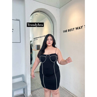 🎈Plussize เดรสคนอ้วน🎈 2 ไซส์ L40-46 XL46-50